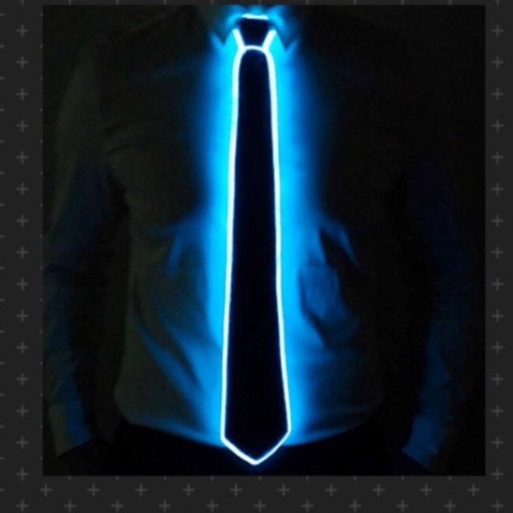 Ties that light up Blue